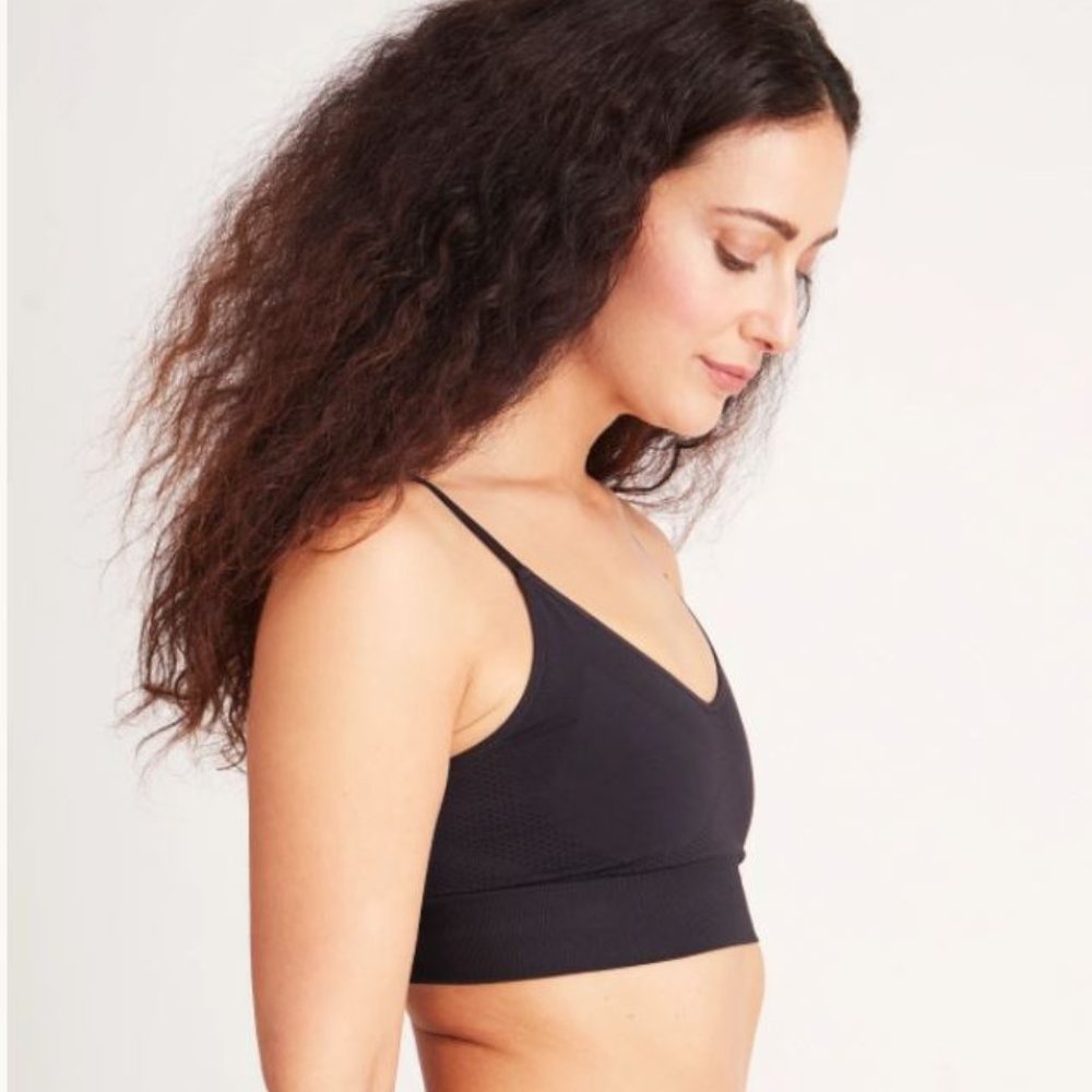 NWT Knix Longevity Bra Black Size Small